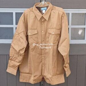 *𝓥𝓲𝓷𝓽𝓪𝓰𝓮 𝐇𝐀𝐁𝐀𝐍𝐃'𝐒 𝕀ℂ𝔼 ℍ𝕆𝕌𝕊𝔼 Flannel Jacket XL Brown